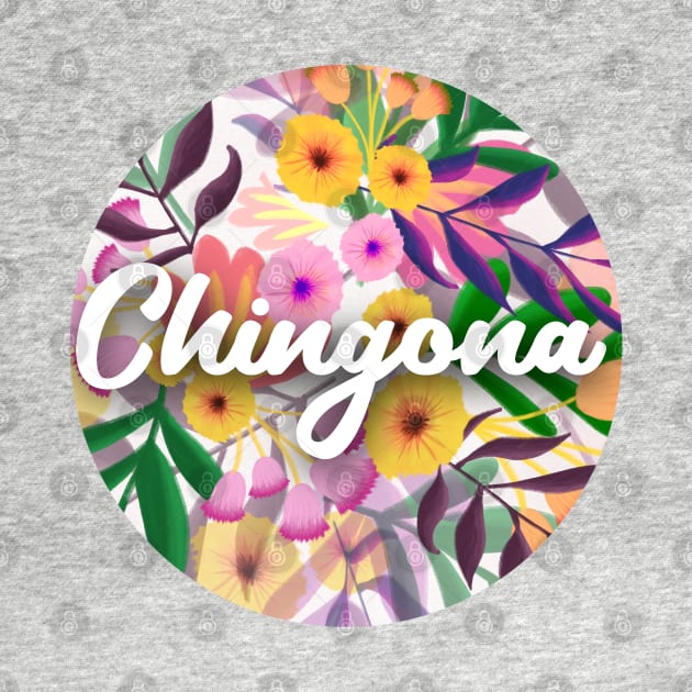 Floral Chingona Unique design by kuallidesigns